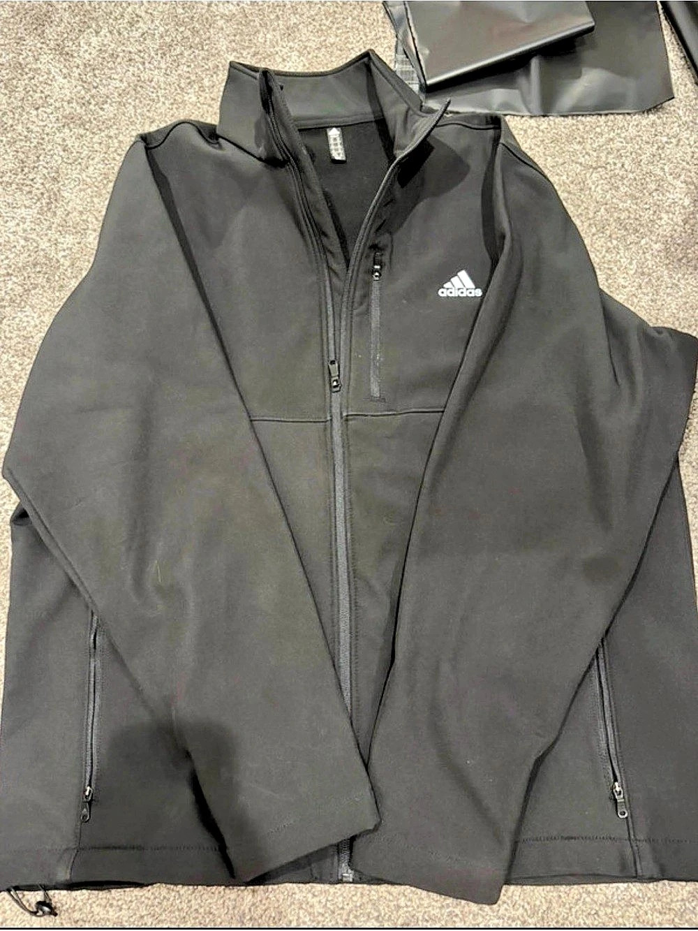Adidas Men's Black Golf Jacket Size XL